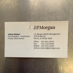 Chase Bank - Business card