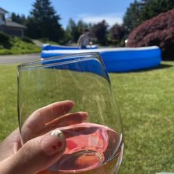 Airfield Estates - Vancouver Tasting Room - When your friends love you they gift you Airfield rosé on your birthday for days when that sunshine really hits!