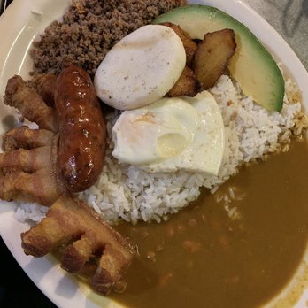 La Pollera Colorada - Mountain Platter - Colombian Near Me - Clearwater, Florida La Pollera Colorada - Mountain Platter - Colombian Near Me - Clearwater, Florida