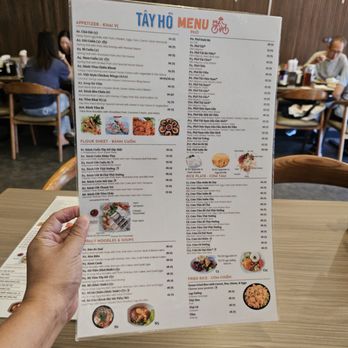Tay Ho - Menu (July 2026, page 1) - Vietnamese Near Me - Santa Clara, California