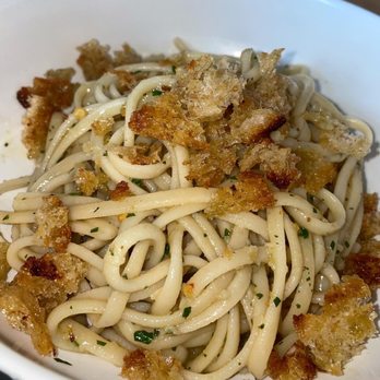 Misi - Linguine with anchovy, parsley, garlic, colatura - Italian Near Me - Brooklyn, New York Misi - Linguine with anchovy, parsley, garlic, colatura - Italian Near Me - Brooklyn, New York