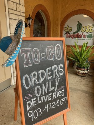 Menu photo 1 Jose Tequila's Marshall, TX