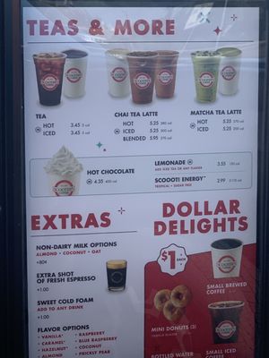 Menu photo 4 Scooter's Coffee Gilbert, AZ
