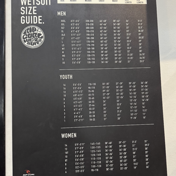 Rip Curl Pacific Beach - Wetsuit guidee - Sports Wear Near Me - San Diego, California Rip Curl Pacific Beach - Wetsuit guidee - Sports Wear Near Me - San Diego, California