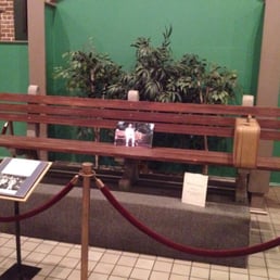 Forrest Gump bench. Forrest Gump bench.