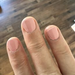 This was a few hours after the manicure on the same day!