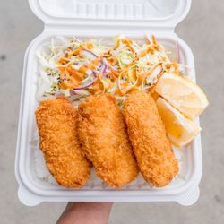 Ono Hawaiian BBQ - Island White Fish Aloha Plate