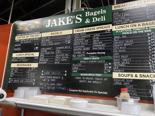 Menu photo 1 Jake's Bagels Aurora, IL