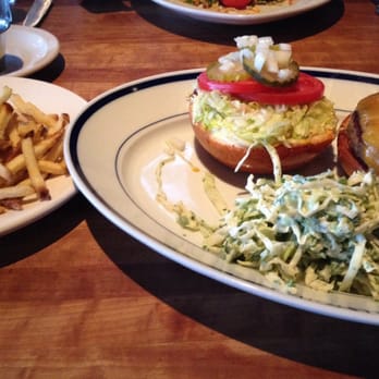 Hillstone - 4/24/14. Cheeseburger, cole slaw, fries - New American Near Me - San Francisco, California Hillstone - 4/24/14. Cheeseburger, cole slaw, fries - New American Near Me - San Francisco, California