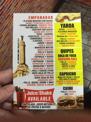 Menu photo 2 Empanadas Monumental New York, NY Menu photo 2 Empanadas Monumental New York, NY
