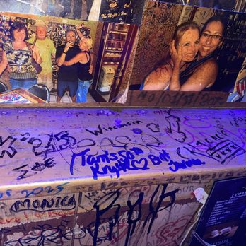 Ybor Cigars Plus - The Memory wall.. Zoom in you'll see my name!!!! - Cigar Bars Near Me - Tampa, Florida