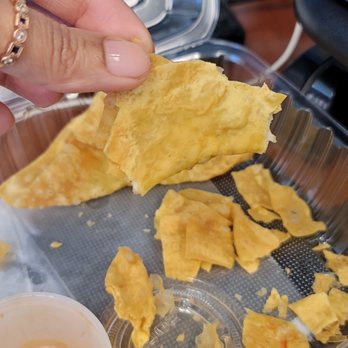 Thai Bite - After breaking all the crispy past this is what left and no filling!!!! - Thai Near Me - Aliso Viejo, California