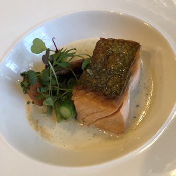 First & Oak - Local Catch of the Day (Salmon) - New American Near Me - Solvang, California