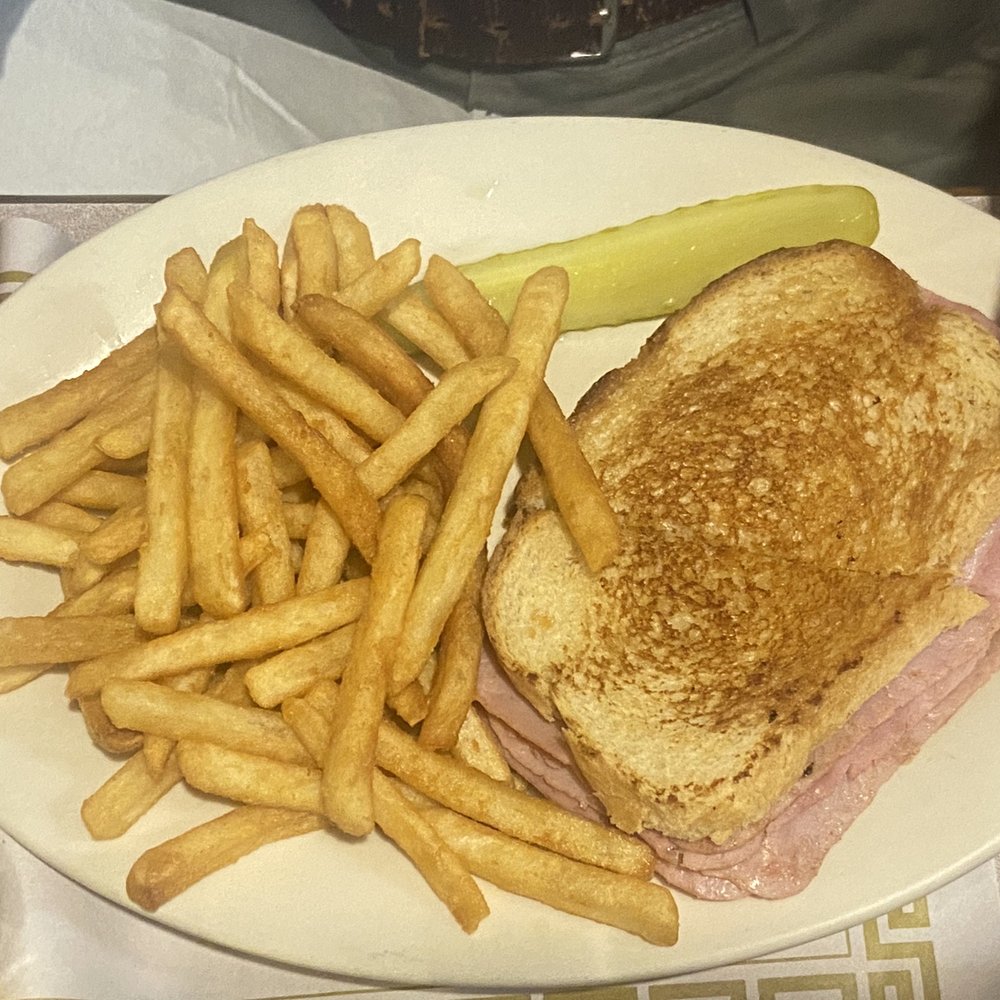 Golden Pizza Restaurant - Grilled ham & cheese with french fries - Italian Near Me - Preston, Connecticut Golden Pizza Restaurant - Grilled ham & cheese with french fries - Italian Near Me - Preston, Connecticut