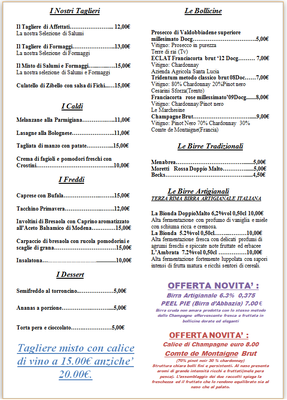Menu photo 6 Sorsi e Morsi Milan, MI Menu photo 6 Sorsi e Morsi Milan, MI