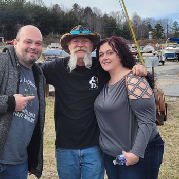 Copper Creek Distillery - Me and my sister having a great time with Randy. - Distilleries Near Me - Marion, North Carolina Copper Creek Distillery - Me and my sister having a great time with Randy. - Distilleries Near Me - Marion, North Carolina