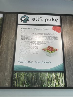 Menu photo 2 Ali'i Poke Indy Indianapolis, IN