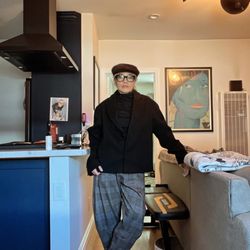 Ruti's Plaid Wide-ish Pants