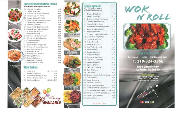 Menu photo 8 Wok & Roll La Porte, IN Menu photo 8 Wok & Roll La Porte, IN