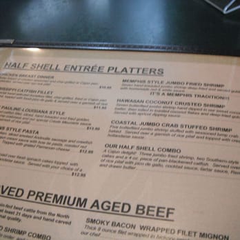 Half Shell - Seafood Near Me - Memphis, Tennessee