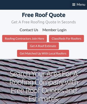 Free Roof Quote