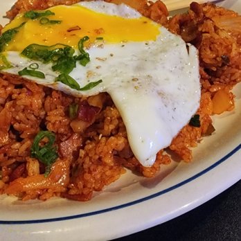 Drunken Tiger - Kimchi fried rice... I broke the yoke before I took the photo - Korean Near Me - Mesa, Arizona
