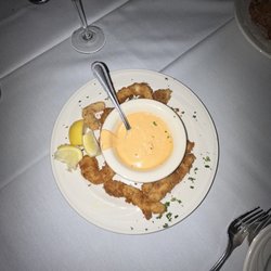 Lombardo's Trattoria - Fried Calamari Strips (camera did not eat first)