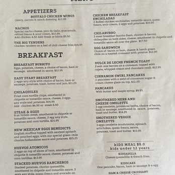 Crepas-oh! - Breakfast menu - Creperies Near Me - Santa Fe, New Mexico