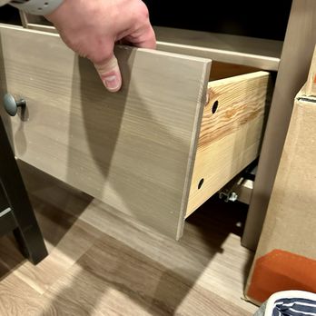 Two College Movers - Furniture Damage - drawers misaligned - Movers Near Me - Fort Collins, Colorado