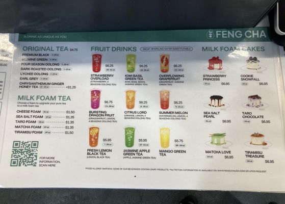 Menu photo 3 Feng Cha Riverside, CA