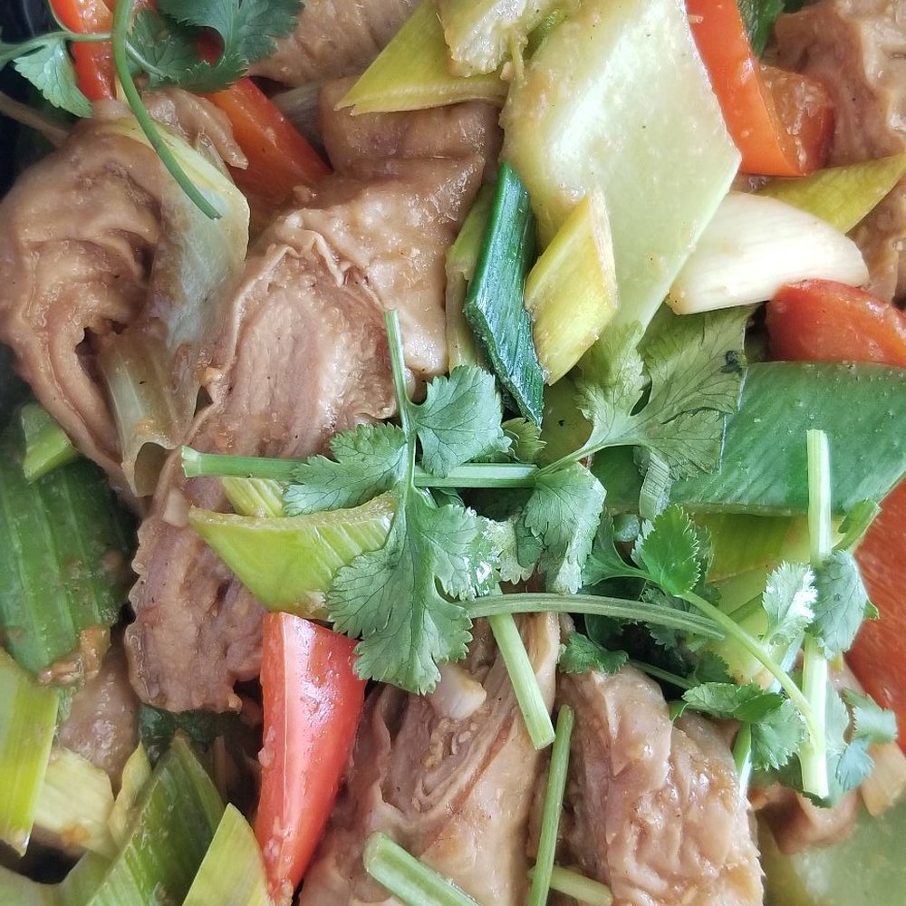 Dumpling Village - hunan style stir fried pork intestines - Chinese Near Me - Rancho Cucamonga, California Dumpling Village - hunan style stir fried pork intestines - Chinese Near Me - Rancho Cucamonga, California