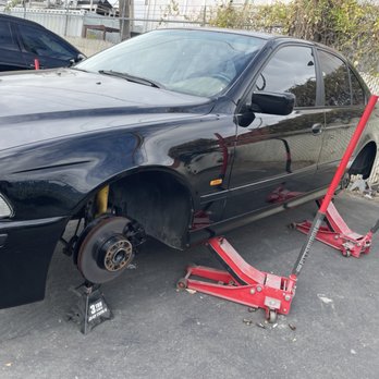 Baid Polish - Before/after wheel refinish - chrome to bronze. - Powder Coating Near Me - Anaheim, California