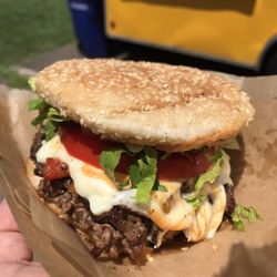 The Spice Is Right - Sriracha Ranch Burger. Yum