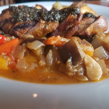 Arrowleaf Bistro - Lamb dish with chimichurri... - New American Near Me - Winthrop, Washington Arrowleaf Bistro - Lamb dish with chimichurri... - New American Near Me - Winthrop, Washington