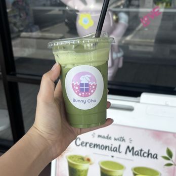 Bunny Cha - Matcha latte - Bubble Tea Near Me - Cypress, California