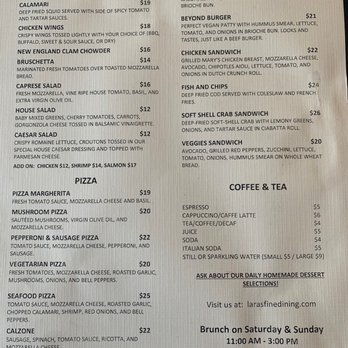 Lara’s Fine Dining - Menu - Italian Near Me - Richmond, California Lara’s Fine Dining - Menu - Italian Near Me - Richmond, California