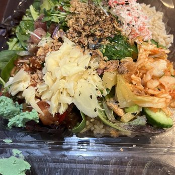 AhiPoki - 2 Scoop Poke Bowl ( half rice half salad ) - Poke Near Me - West Covina, California