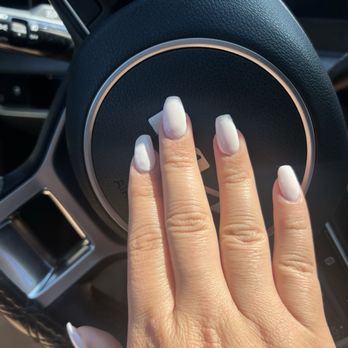 Ly’ani Nails Spa - The color is thick and sloppy. My nails don't even look like coffin. - Nail Technicians Near Me - Conroe, Texas