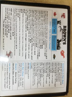 Menu photo 1 Brown's Quality Seafood Waynesboro, GA