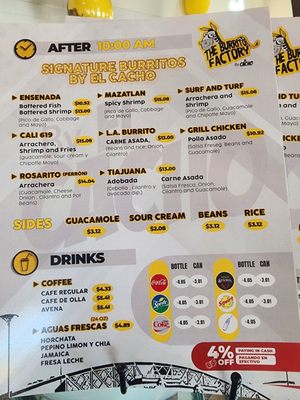 Menu photo 4 The Burrito Factory Chula Vista, CA Menu photo 4 The Burrito Factory Chula Vista, CA