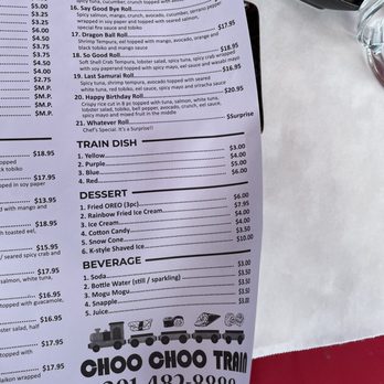 Choo Choo Train - Conveyor Belt Sushi Near Me - Leonia, New Jersey