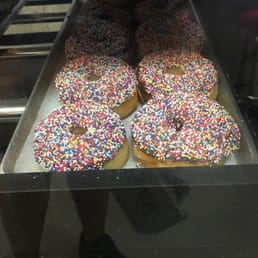 Chocolate sprinkled donuts Chocolate sprinkled donuts