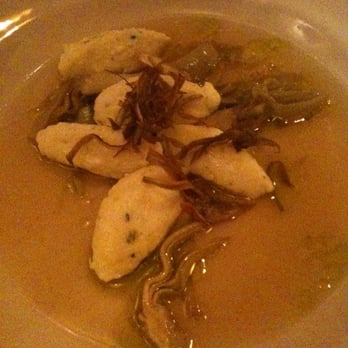 Chez Panisse - Ricotta gnocci with artichokes - New American Near Me - Berkeley, California