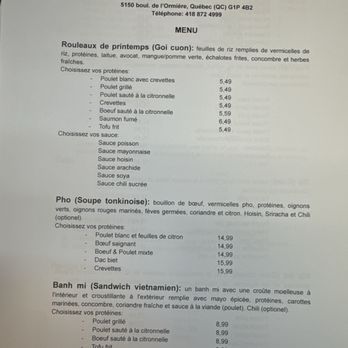 Roulo Vietnamien - Menu - Vietnamese Near Me - Quebec City, Quebec Roulo Vietnamien - Menu - Vietnamese Near Me - Quebec City, Quebec