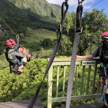 Kualoa Ranch - Audrey showing us how to do a  'coconut'... - Tours Near Me - Kaneohe, Hawaii