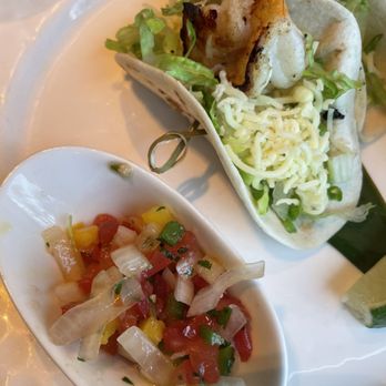 Seafood Bar at The Breakers - Grilled shrimp soft taco from kids menu - Seafood Near Me - Palm Beach, Florida