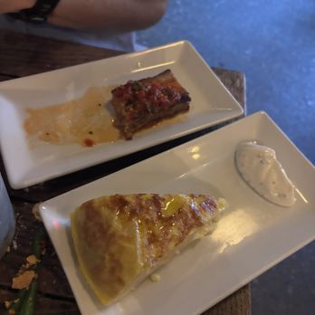 Barcelona Wine Bar - Potatoes and pork belly (forgot to get a picture of the pork belly before diving in) - Tapas/Small Plates Near Me - Philadelphia, Pennsylvania