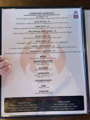 Menu photo 7 Blast 825 Brewery Arroyo Grande, CA