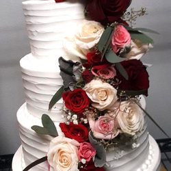 Platinum Floral - Wedding Cake Flowers