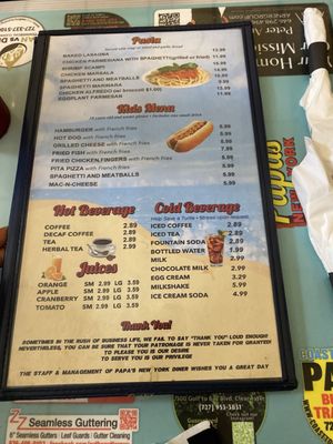 Menu photo 8 Papa's New York Diner Clearwater, FL Menu photo 8 Papa's New York Diner Clearwater, FL